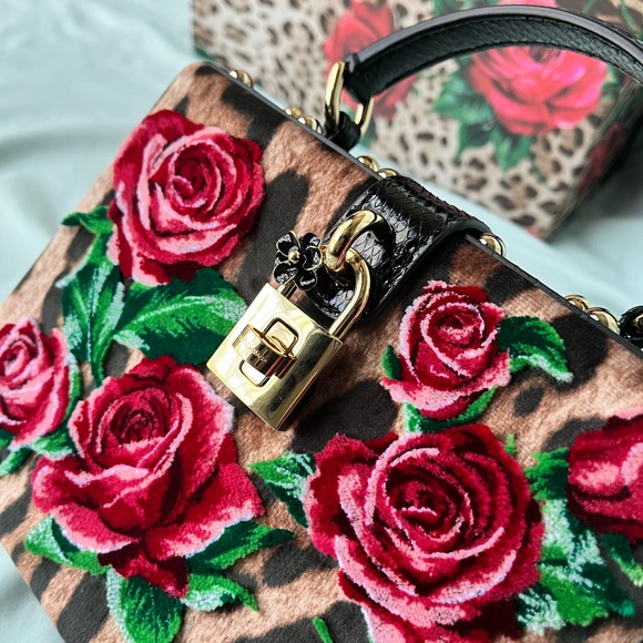 Dolce & Gabbana Velvet Box Bag - Picture 6 of 9